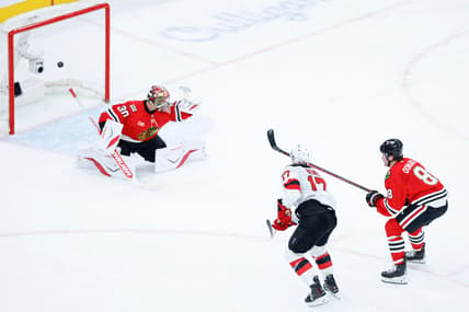 NHL: New Jersey Devils at Chicago Blackhawks