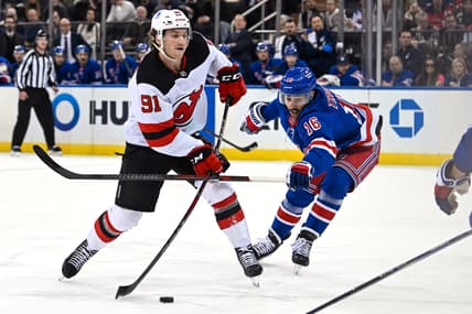 NHL: New Jersey Devils at New York Rangers
