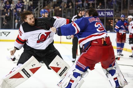 NHL: New Jersey Devils at New York Rangers