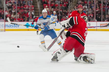 NHL: St. Louis Blues at Carolina Hurricanes