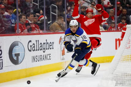 NHL: St. Louis Blues at Detroit Red Wings