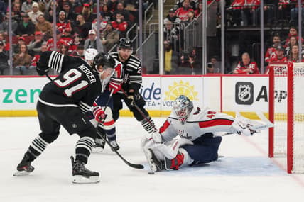 NHL: Washington Capitals at New Jersey Devils