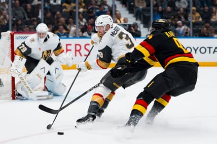 NHL: Vegas Golden Knights at Vancouver Canucks