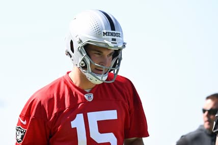 Fernando Mendoza Kirk Cousins Las Vegas Raiders OTA
