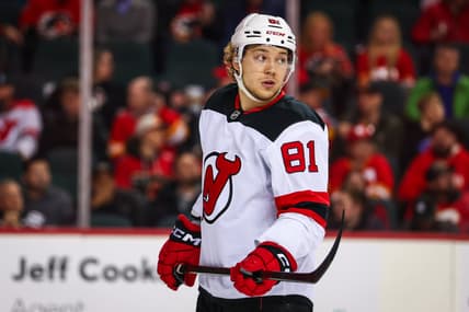 NHL: New Jersey Devils at Calgary Flames