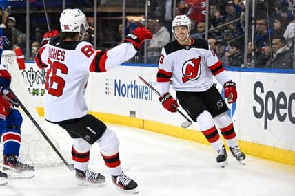 NHL: New Jersey Devils at New York Rangers