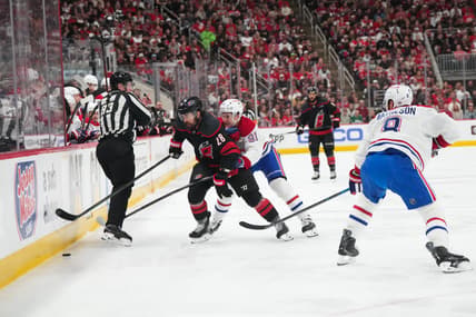 NHL: Stanley Cup Playoffs-Montreal Canadiens at Carolina Hurricanes