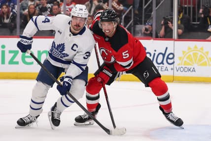 NHL: Toronto Maple Leafs at New Jersey Devils