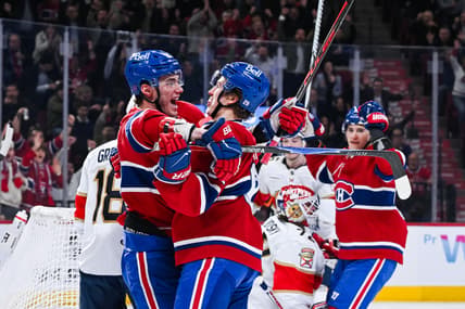 NHL: Florida Panthers at Montreal Canadiens, Juraj Slafkovsky