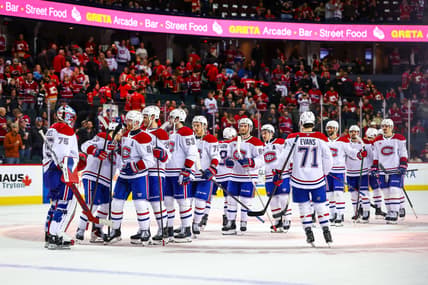 NHL: Montreal Canadiens at Calgary Flames