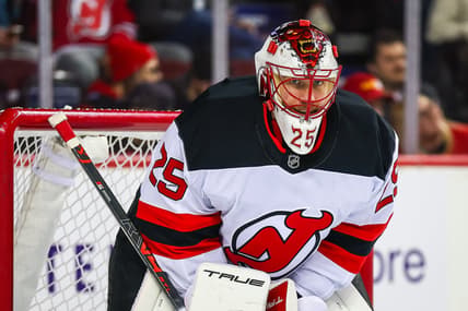NHL: New Jersey Devils at Calgary Flames