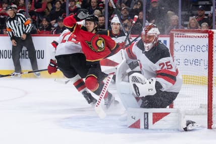 NHL: New Jersey Devils at Ottawa Senators