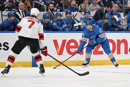 NHL: New Jersey Devils at St. Louis Blues