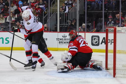 NHL: Ottawa Senators at New Jersey Devils