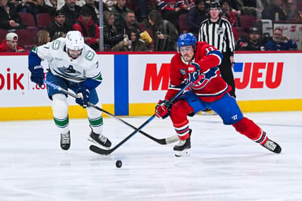 NHL: Vancouver Canucks at Montreal Canadiens