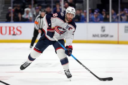 NHL: Columbus Blue Jackets at New York Islanders