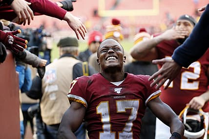Washington Football Team WR Terry McLaurin after game against Lions
