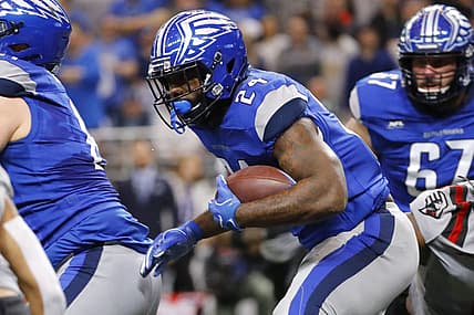 St. Louis BattleHawks running back Matt Jones during XFL game