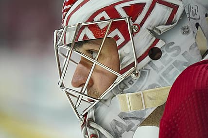 Dec 31, 2019; Raleigh, North Carolina, USA;  Montreal Canadiens goaltender Carey Price (31) looks on before the game against the Carolina Hurricanes at PNC Arena. The Carolina Hurricanes defeated the Montreal Canadiens 3-1. Mandatory Credit: James Guillory-USA TODAY Sports