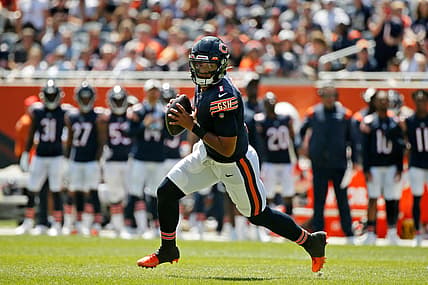 WATCH: Chicago Bears QB Justin Fields gets blasted in preseason vs. Bills