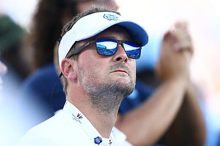 Aug 31, 2019; Charlotte, NC, USA; Country music artist Eric Church attends the game between the North Carolina Tar Heels and the South Carolina Gamecocks at Bank of America Stadium. Mandatory Credit: Jeremy Brevard-USA TODAY Sports