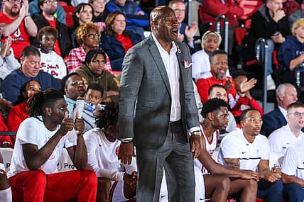 Nov 17, 2022; Queens, New York, USA;  St. John's Red Storm head coach Mike Anderson at Carnesecca Arena. Mandatory Credit: Wendell Cruz-USA TODAY Sports