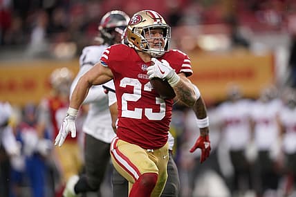 San Francisco 49ers running back Christian McCaffrey