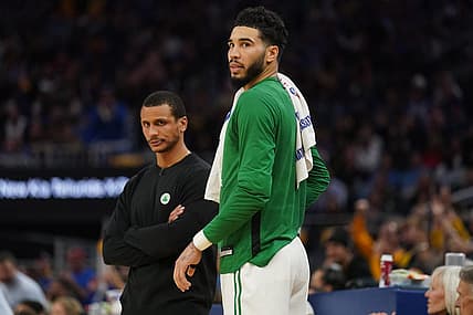 Boston Celtics forward Jayson Tatum and head coach Joe Mazzulla described the team as "disconnected" and lacking defensive identity. Mandatory Credit: Cary Edmondson-USA TODAY Sports