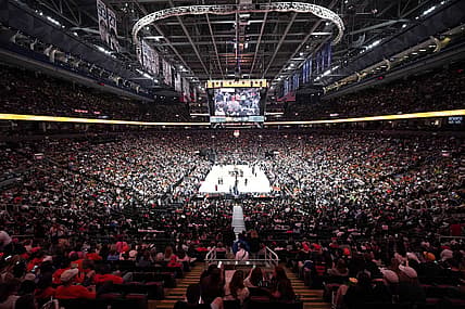 May 13, 2023; Toronto, Ontario, Canada; A general view of  Scotiabank Arena during the first ever WNBA game in Canada between the Chicago Sky and Minnesota Lynx. Mandatory Credit: John E. Sokolowski-USA TODAY Sports