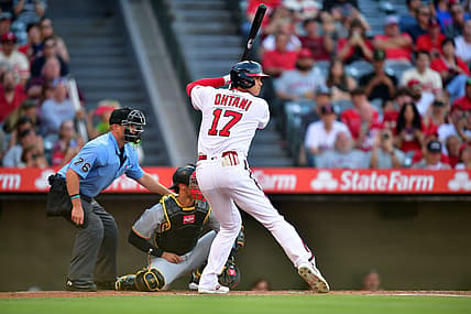 Los Angeles Angels designated hitter Shohei Ohtani