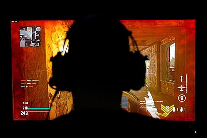 The Boston Breach team plays in the Call of Duty League Pro-Am Classic esports tournament at Belong Gaming Arena in Columbus on May 6, 2022.

Call Of Duty Esports Tournament