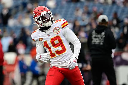 Kansas City Chiefs wide receiver Kadarius TOney