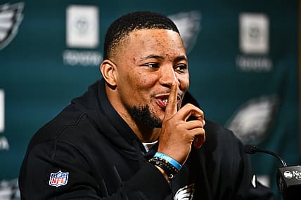Philadelphia Eagles running back Saquon Barkley