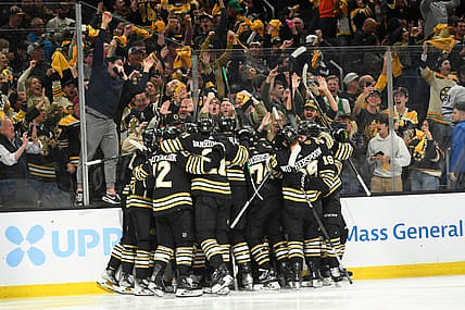 NHL: Stanley Cup Playoffs-Toronto Maple Leafs at Boston Bruins