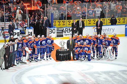 NHL: Stanley Cup Playoffs-Dallas Stars at Edmonton Oilers