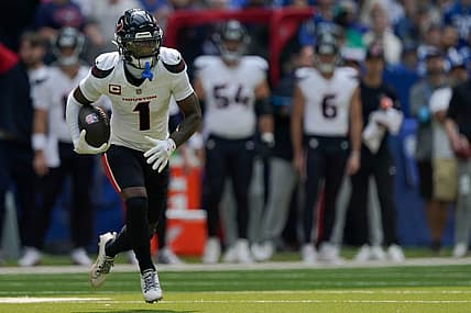 Houston Texans wide receiver Stefon Diggs