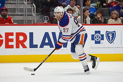 NHL: Edmonton Oilers at Detroit Red Wings
