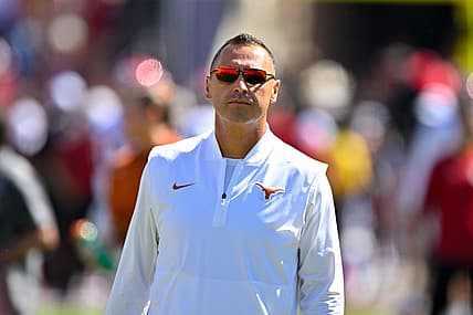 Texas Longhorns head coach Steve Sarkisian