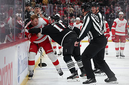 NHL: Detroit Red Wings at New Jersey Devils