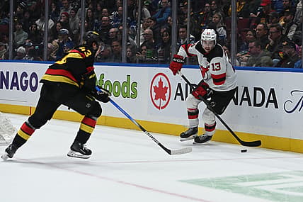 NHL: New Jersey Devils at Vancouver Canucks