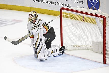 Golden Knights game, Logan Thompson