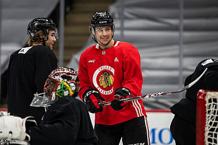Dylan Strome NHL Trade Rumors Chicago Blackhawks (Photo- Chicago Blackhawks via Twitter)