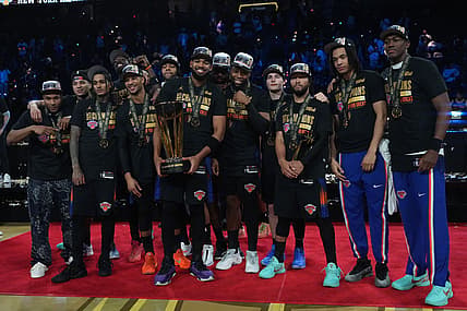 NBA: Emirates Cup Championship-San Antonio Spurs at New York Knicks