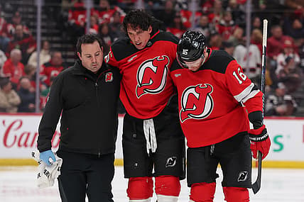 NHL: Columbus Blue Jackets at New Jersey Devils