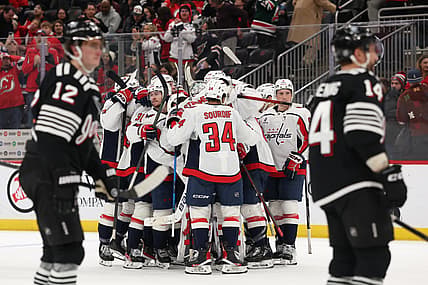 NHL: Washington Capitals at New Jersey Devils