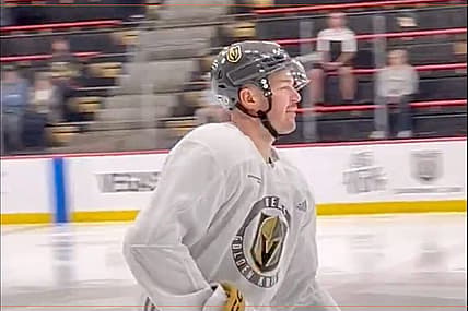 Tomas Hertl goes full contact Vegas Golden Knights