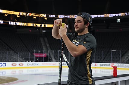 Brendan Brisson, Vegas Golden Knights (Photo- Vegas Golden Knights via Twitter)