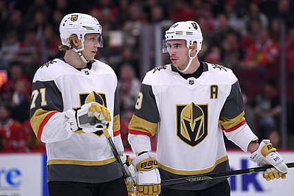 Reilly Smith and William Karlsson Vegas Golden Knights (Photo- Vegas Golden Knights via Twitter)