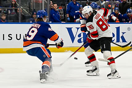 NHL: New Jersey Devils at New York Islanders