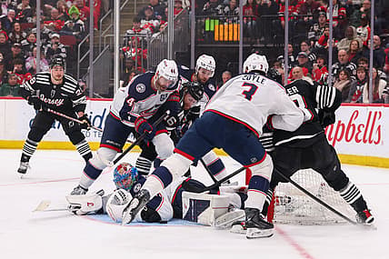 NHL: Columbus Blue Jackets at New Jersey Devils